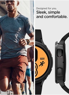 Spigen Liquid Air Armor Case Cover For Samsung Galaxy Watch 5 44mm - Matte Black  - Image 3