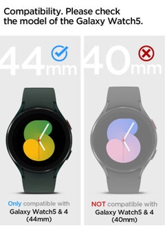 Spigen Liquid Air Armor Case Cover For Samsung Galaxy Watch 5 44mm - Matte Black  - Image 2