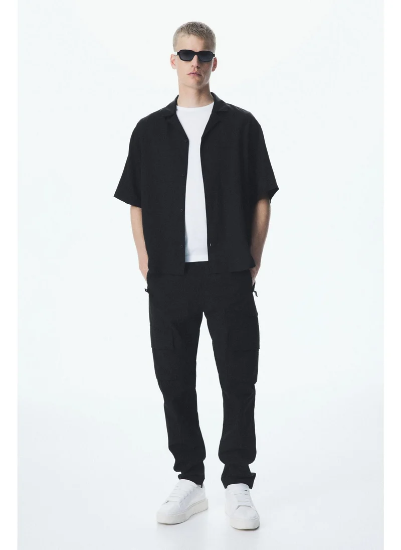 اتش اند ام Regular Fit twill cargo trousers