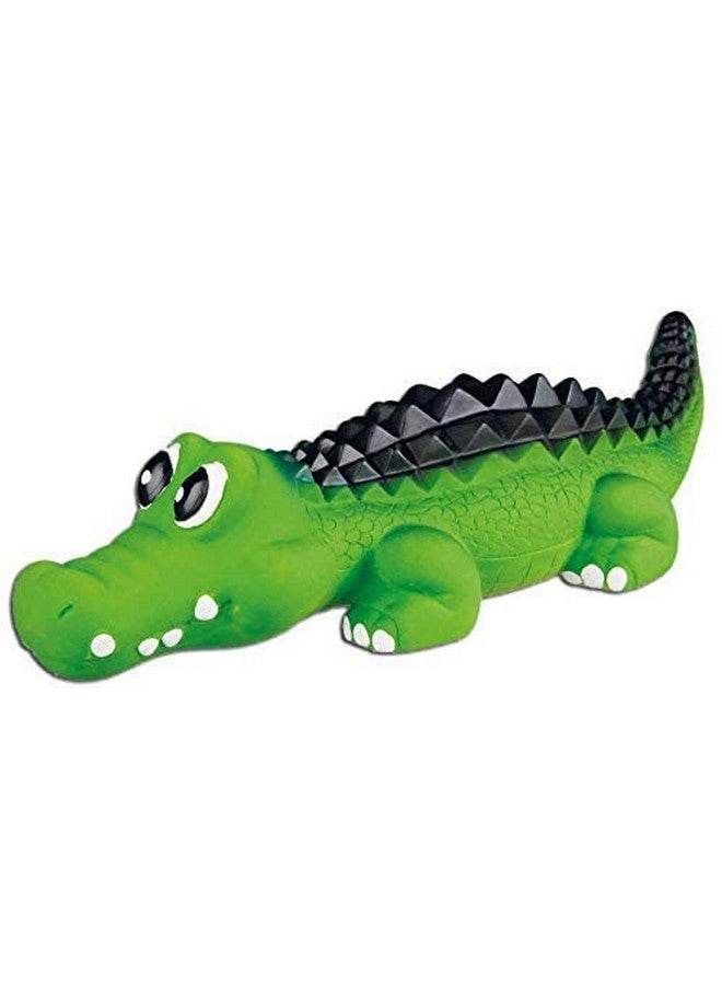 تريكسي لعبة تمساح للكلاب | مصنوعة من مادة لاتكس متينة وغير سامة | تشجع على سلوك المضغ الإيجابي وتحافظ على نظافة الأسنان | تأتي مع صرير لمزيد من المرح - 33 سم - Image 1