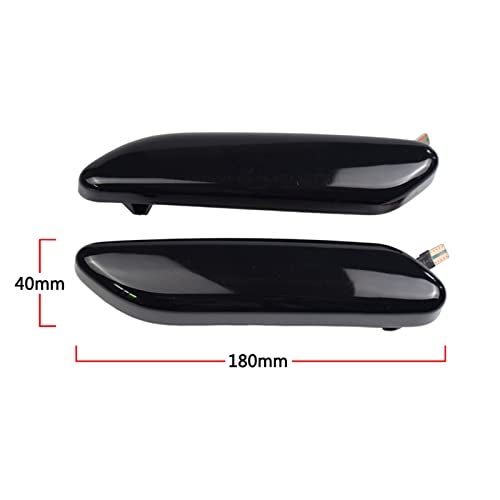 znakeauto 2X LED Front Fender Side Marker Lights Assembly Smoke Lens Turn Signal Lamp Compatible with 2011 2012 2013 2014 2015 2016 Mini Cooper R60 R61 Countryman Paceman (Smoke Lens) - Image 4