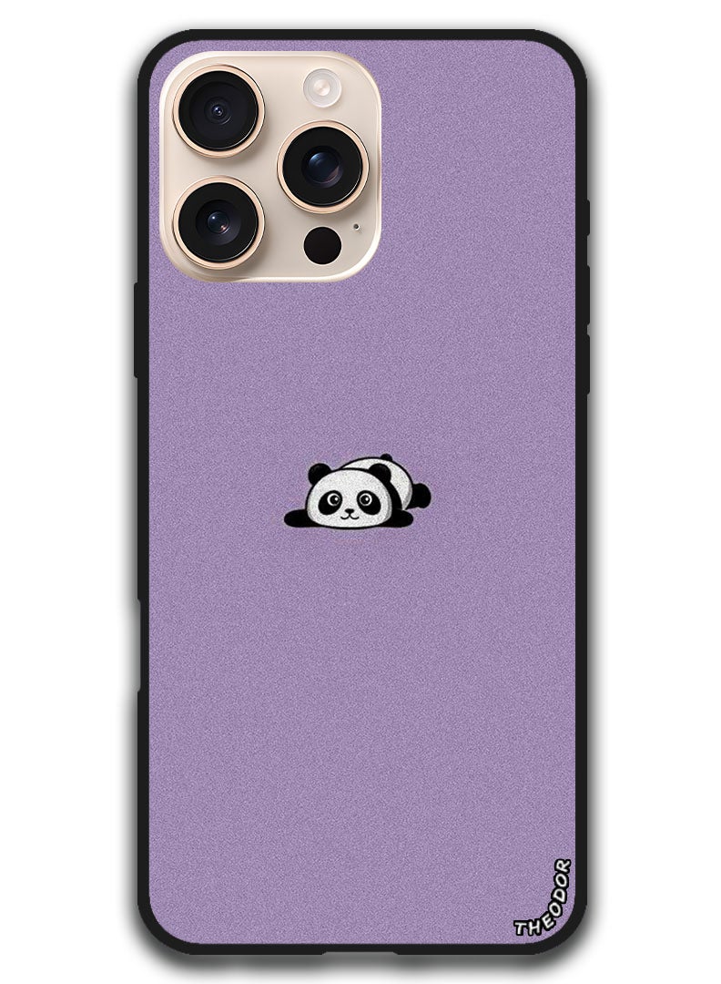 Theodor Protective Case Anti Scratch Shock Proof Bumper Cover For iPhone 16 Pro (6.3)-inch Panda sleeping - Image 1