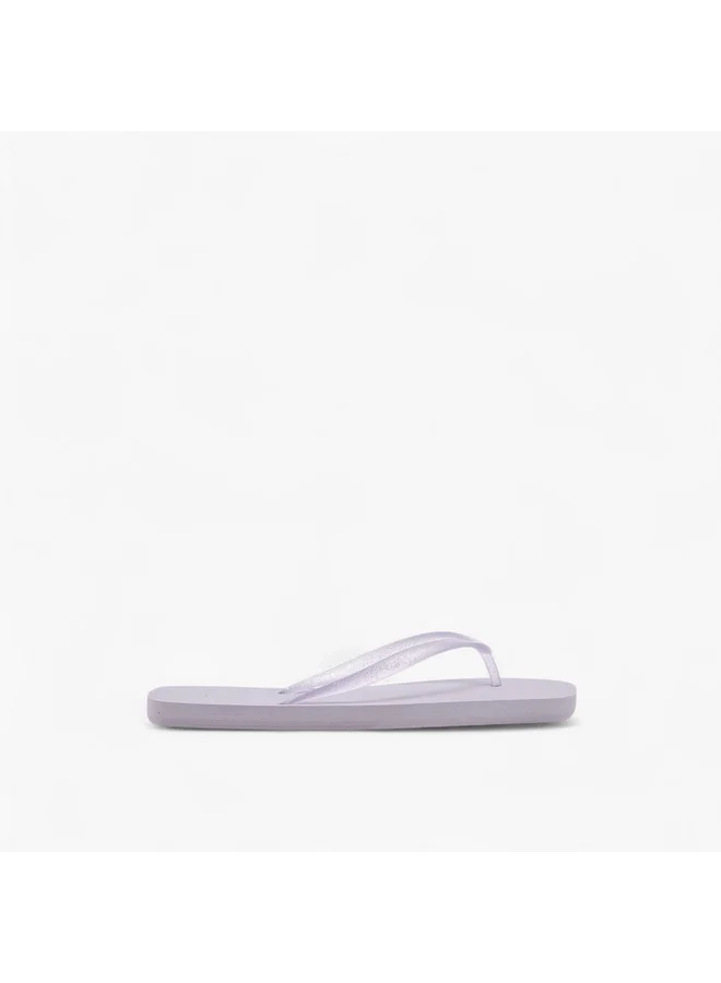 سيليست Women's Glitter Detail Flip Flops