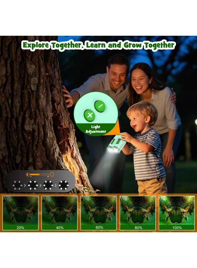 Nicmore Mini Pokect Microscope Kids Toys: 3-1 Handheld Microscope Telescope with Digital Camera - Christams Birthday Gifts for 3 4 5 6 7 8 Year Old Boys Girls - Outdoor Indoor STEM Toy - Image 5
