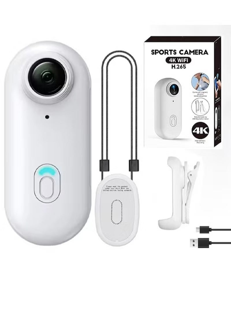 Thumb-Sized 4K Mini Action SPORTS Camera – Wearable Magnetic Sports Cam with Wi-Fi, Waterproof, and Hands-Free POV - Image 5