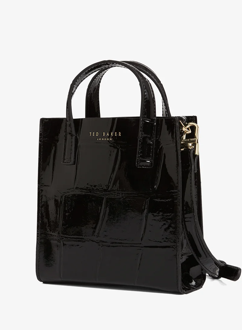 Ted Baker Croc Effect Mini Icon Bag