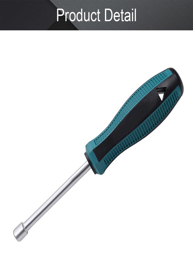 Utoolmart 7mm Non-Magnetic Tip Six Point Hex Nut Driver with 93mm Round Shaft - Image 4