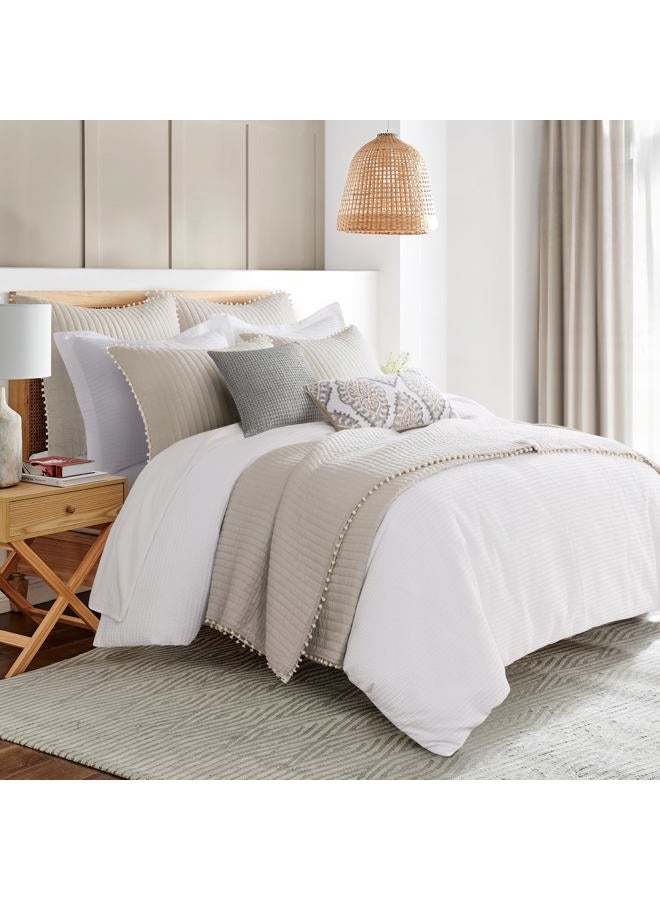 Levtex Home لحاف كينغ بوم بوم توبي، قطن - Image 2
