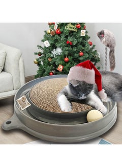 AUOON Cat Scratcher Toy, Cat Toy, Scratch pad,Scratching Toy,Post Pad Interactive Training Exercise Mouse Play Toy with Ball (Gray) - pzsku/ZB034A5CA2F6C29D7900FZ/45/_/1737031630/424e98ca-1e2b-48ea-892c-f6d3771cbb5f