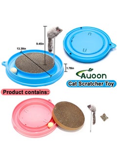 AUOON Cat Scratcher Toy, Cat Toy, Scratch pad,Scratching Toy,Post Pad Interactive Training Exercise Mouse Play Toy with Ball (Gray) - pzsku/ZB034A5CA2F6C29D7900FZ/45/_/1737031636/fc20533a-cc67-408a-b4dd-1aecb40f657e