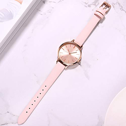 KIMOMT Women's Watches Leather Band Luxury Quartz Watches Waterproof Fashion Creative Wristwatch for Women Ladies - Image 5