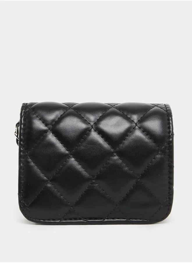 ستايلي Styli Embellished Crossbody Bag with Chain Strap