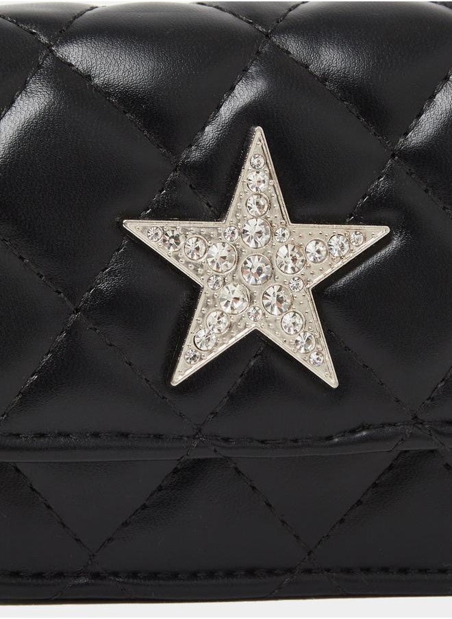 Styli Styli Embellished Crossbody Bag with Chain Strap  - Image 3