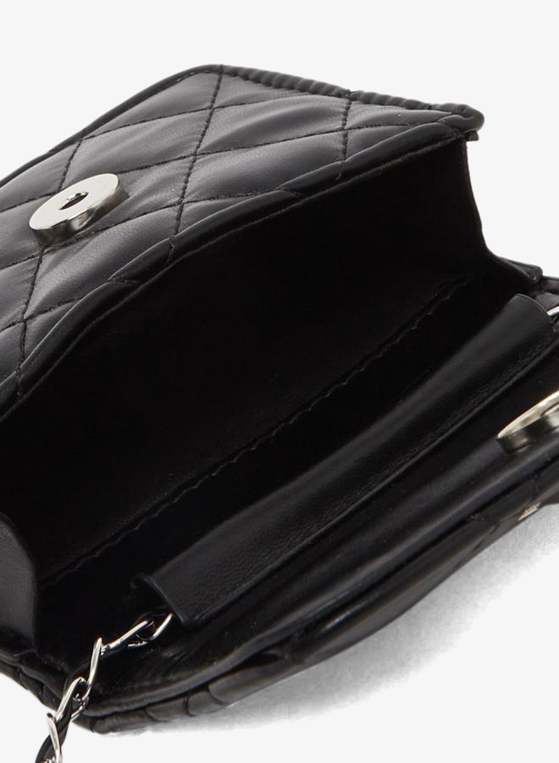 Styli Embellished Crossbody Bag with Chain Strap - Image 4