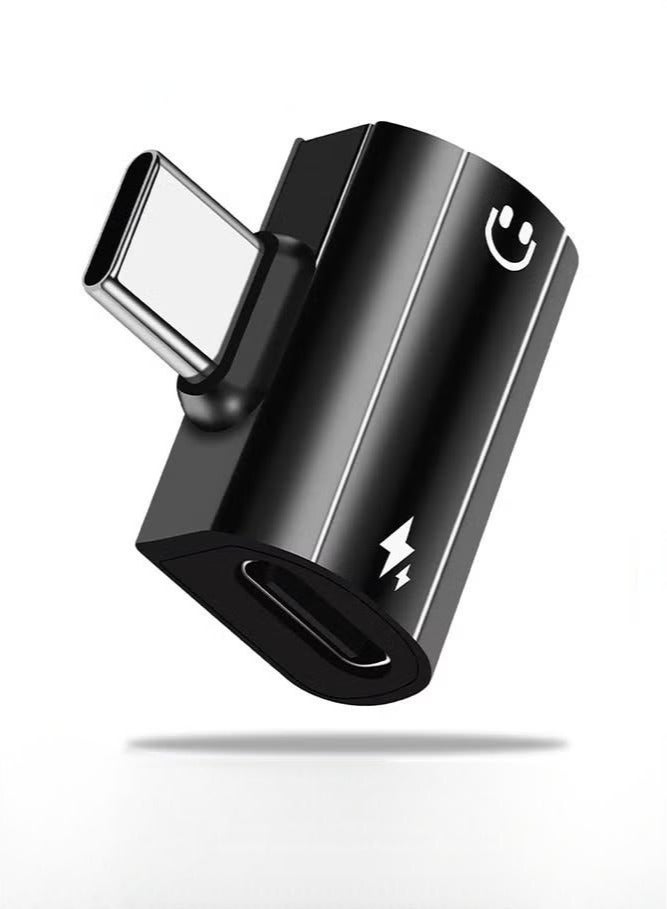 USB C to 3 5mm Headphone and Charger Adapter 2 in 1 USB C to 3 5mm Aux Headphone Jack with 60w Pd Fast Charging Dongle Compatible - Image 1