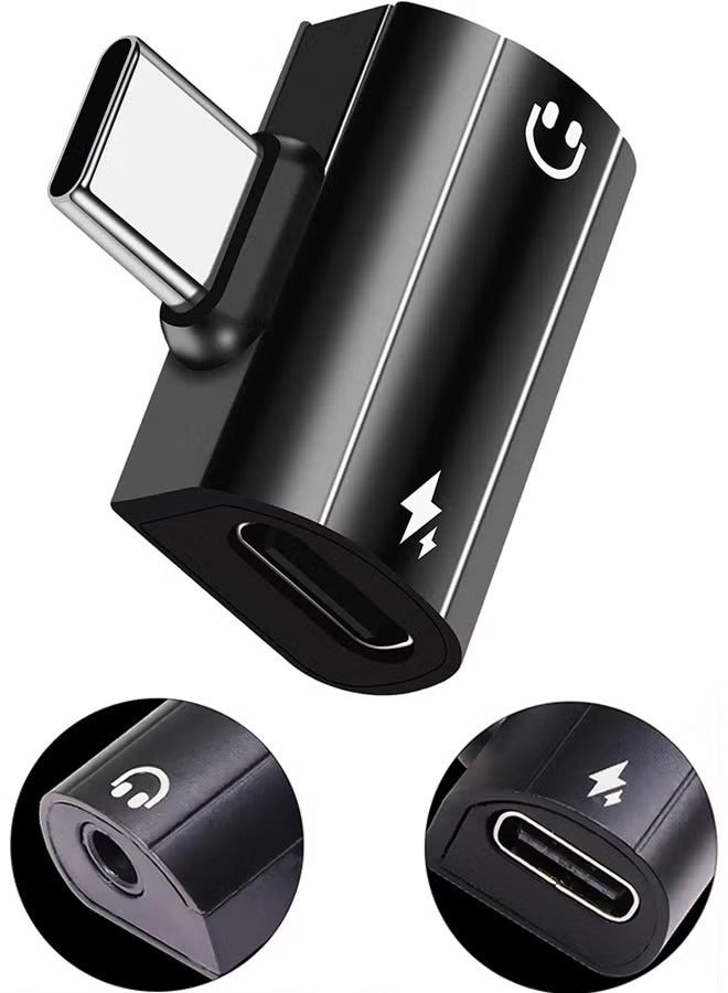 USB C to 3 5mm Headphone and Charger Adapter 2 in 1 USB C to 3 5mm Aux Headphone Jack with 60w Pd Fast Charging Dongle Compatible - Image 2