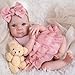 Aori Reborn Baby Dolls Girl 20 Realistic Newborn Girl Lifelike Poseable Vinyl Baby Doll with Feeding Outfit Set Weighted Body for Cuddling Gift for Collectors Kids 3 - Image 2