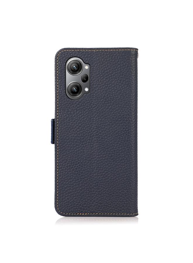 اس-توب جراب هاتف OPPO K10 Pro 5G KHAZNEH من الجلد الطبيعي الليتشي المغناطيسي الجانبي بتقنية RFID - Image 3