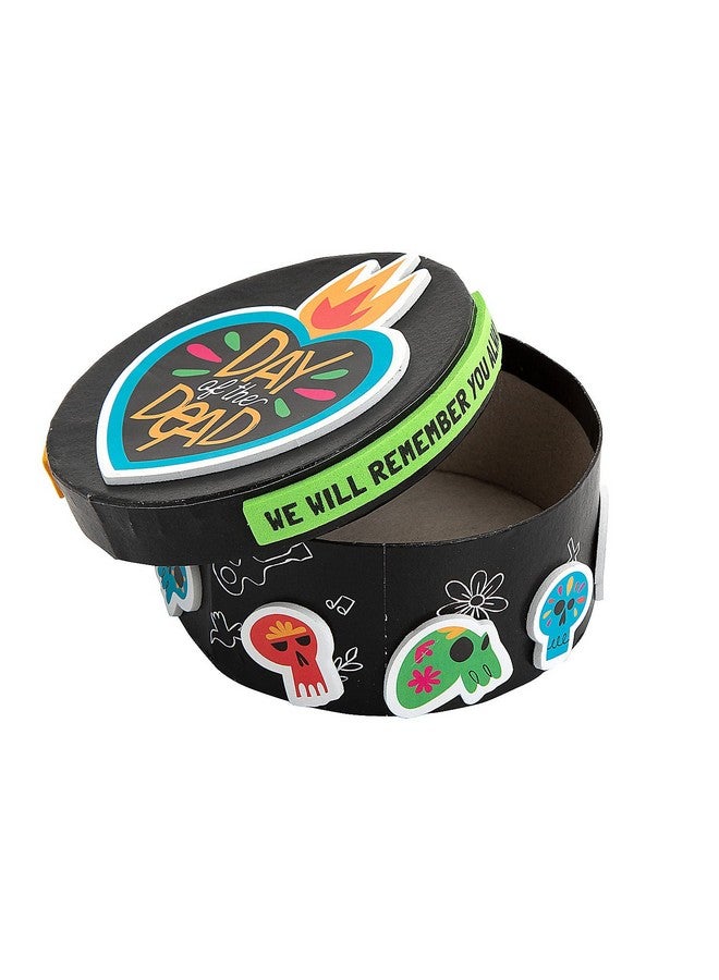 Fun Express Day of The Dead Prayer Box Craft Kit, Makes 12 - Image 1