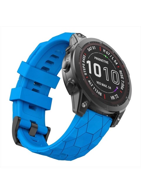 Compatible with Garmin Fenix 7X Band 26mm Width Soft Watch Straps Sport Bands Replacement for Fenix 7X/Fenix 6X/Fenix 6X Pro/Fenix 5X/Fenix 5X Plus/Fenix 3/Fenix 3 HR Smartwatches