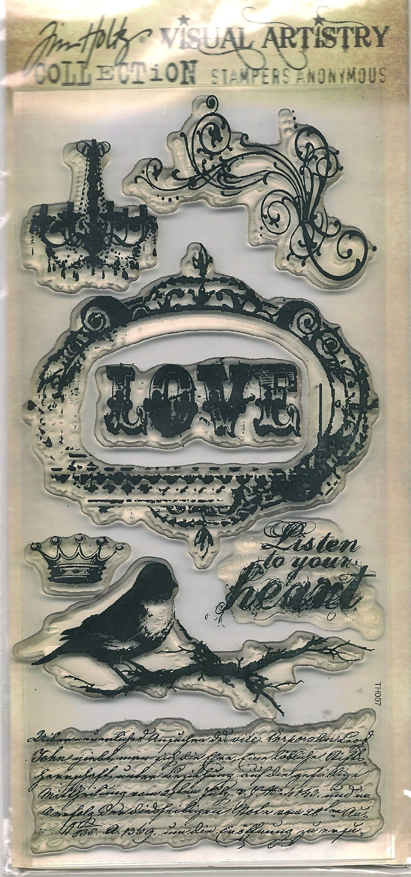 Tim Holtz Visual Artistry Collection Clear Stamps - Urban Grunge - Image 4