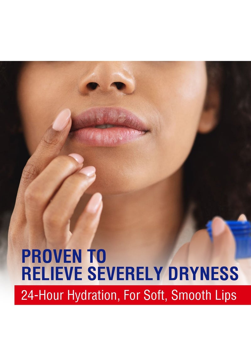 OUKEYA Vaseline, Peppermint Oil Moisturizing Lip Balm, 100% Natural Mint Lip Balm, Overnight Medicated Lip Mask, 24-Hour Lasting Moisturizing Repair, Treatment for Severely Chapped Lips 0.3oz - Image 3