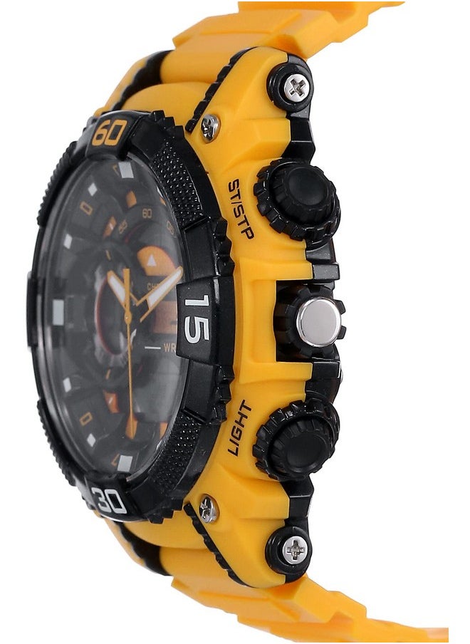 SF SF New Analog-Digital Black Round Dial Men's Casual Watch-NN77070PP05  - Image 2