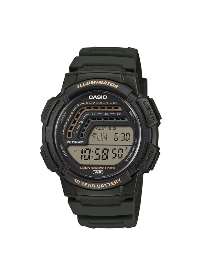 Casio WS-1800-3AVDF Youth Digital Clear Men's Watch - Image 5