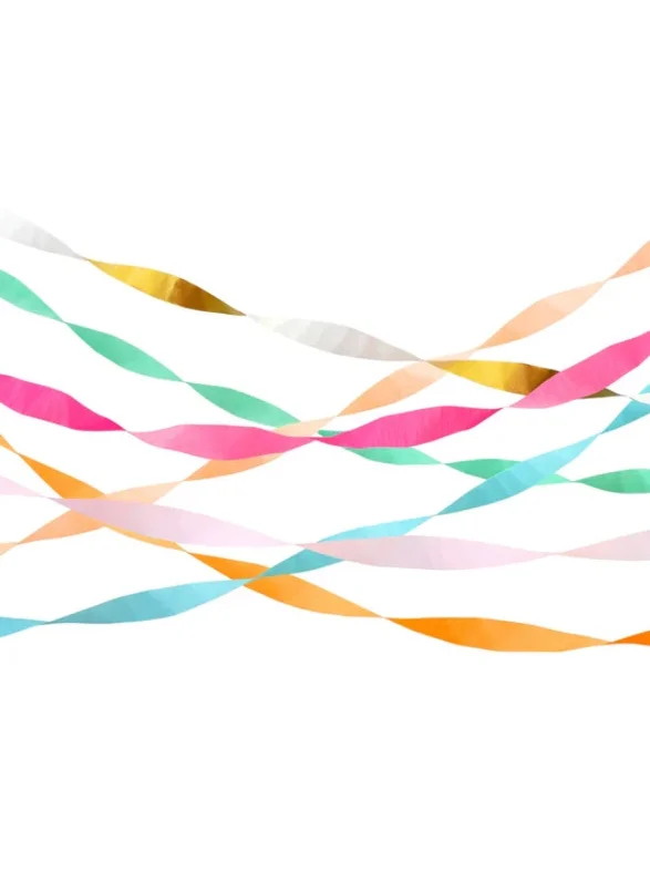 Meri Meri Bright Crepe Paper Streamers