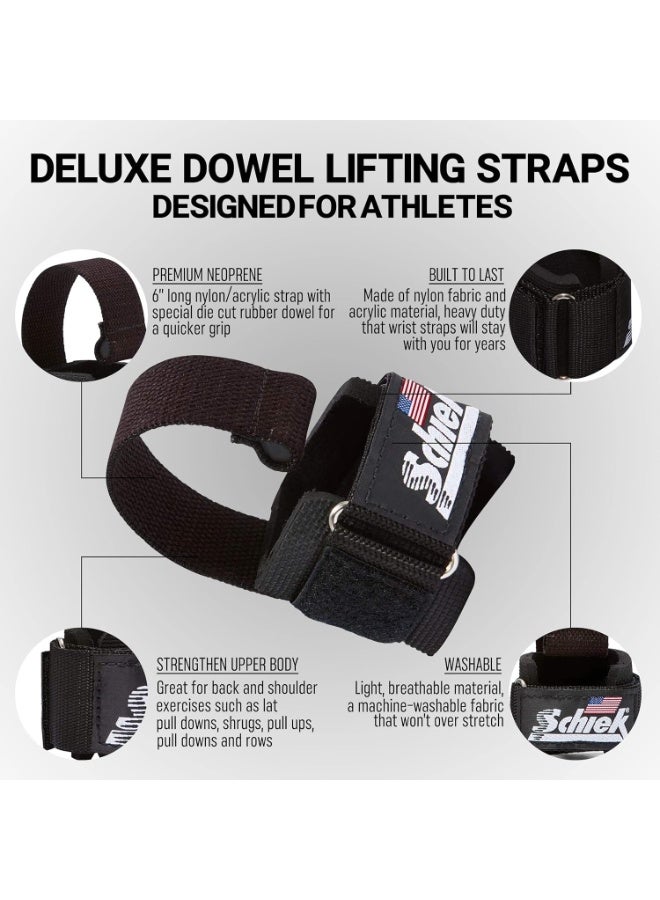 Schiek Model 1000DLS Dowel Lifting Straps - Image 3