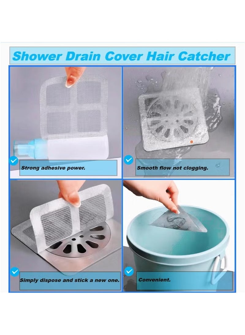 25 Pcs Shower Drain Cover Hair Catcher/Shower Drain Mesh Sticker/Laundry, Bathroom, Kitchen, Sink  - Image 3