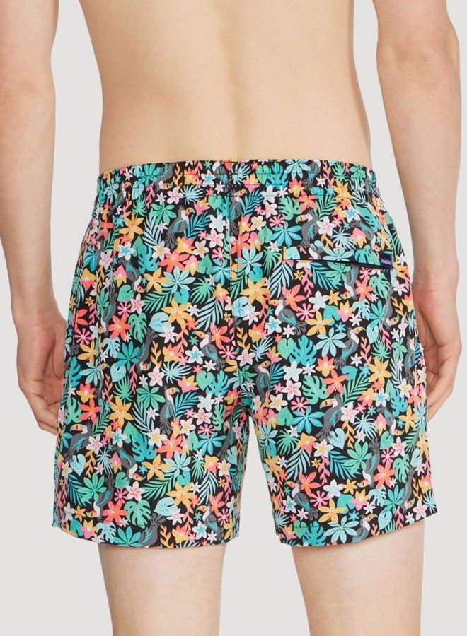 Chubbies Men's Swim Trunks, Stretch Swimming Board Shorts, 5.5” Inseam, The Bloomerangs, M Short - Image 3
