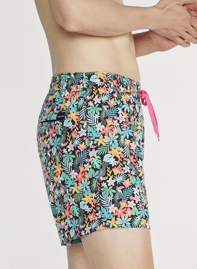 Chubbies Men's Swim Trunks, Stretch Swimming Board Shorts, 5.5” Inseam, The Bloomerangs, M Short - Image 2