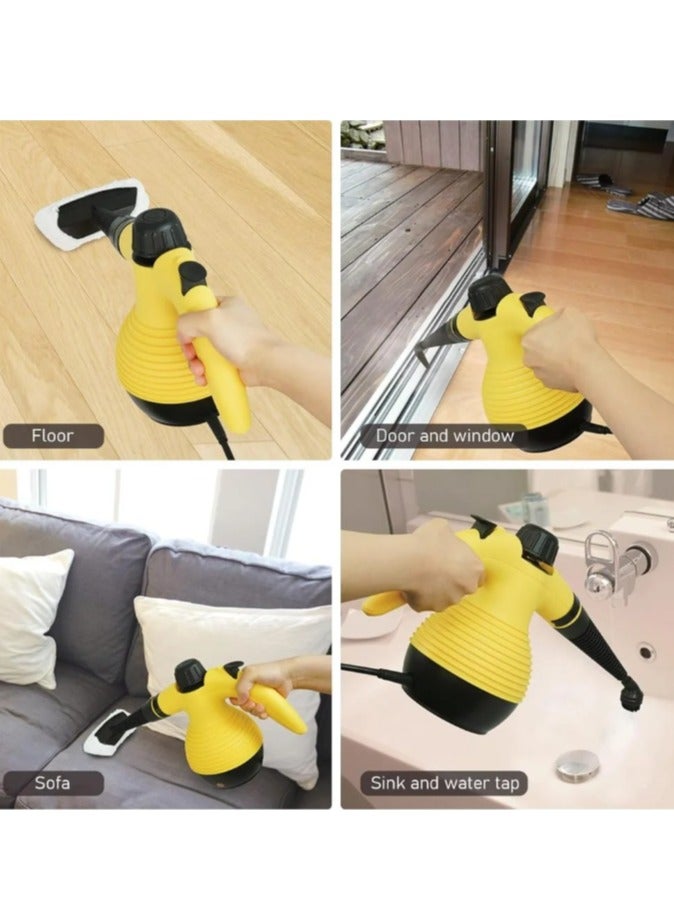 Denx A multi-use steam cleaning device that operates electrically, with a power of 1200 watts, and a water capacity of 350 ml 15 PC - Image 2