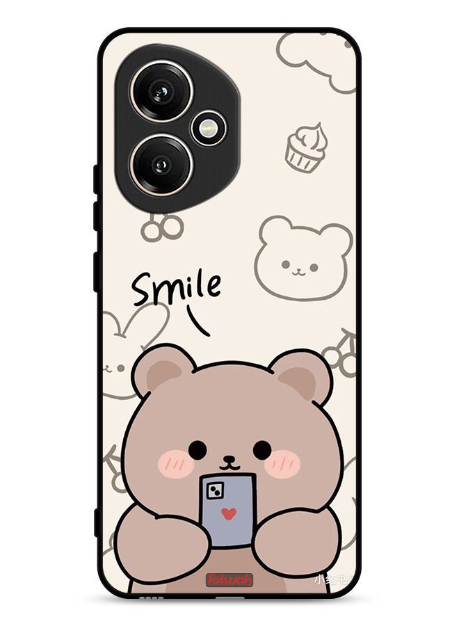 Tolwak Honor 400 Protective Case Cover Smile Bear Art - Image 1