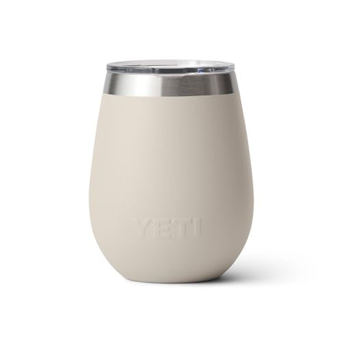 YETI Rambler 10 oz Wine Tumbler, Vacuum Insulated, Stainless Steel with MagSlider Lid, Cape Taupe - Image 5