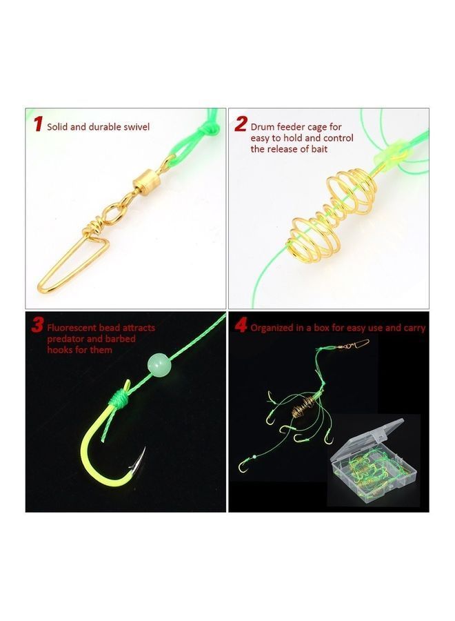 NIBEMINENT 4-Piece Fishing Lure Bait With Hooks And Box Set - Image 4
