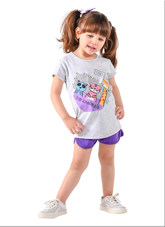 JOCKEY - Kids Girls Set Two Pieces Top & Shorts - Image 1
