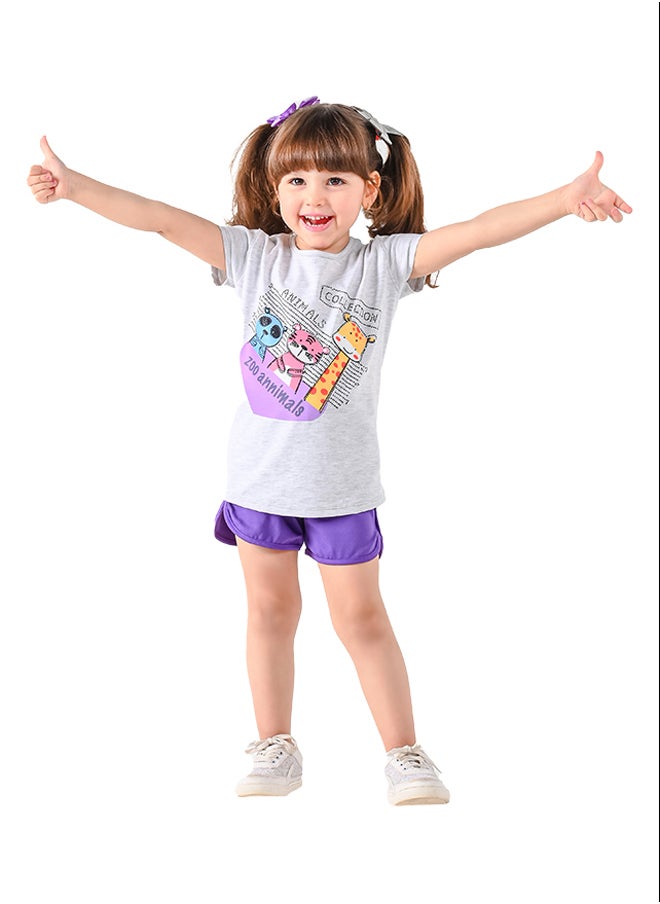 JOCKEY - Kids Girls Set Two Pieces Top & Shorts - Image 1