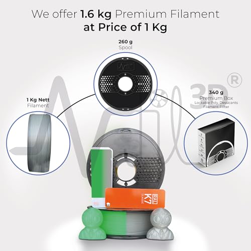 NFIL3D Premium HS PLA+ Glow in The Dark Green - 3D Printing Filament | Compatible with All 3D Printers | 1.75mm | 1Kg Nett Weight - Image 5