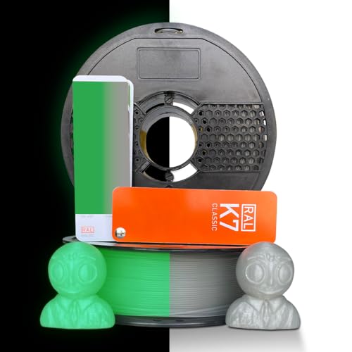 NFIL3D Premium HS PLA+ Glow in The Dark Green - 3D Printing Filament | Compatible with All 3D Printers | 1.75mm | 1Kg Nett Weight - Image 1