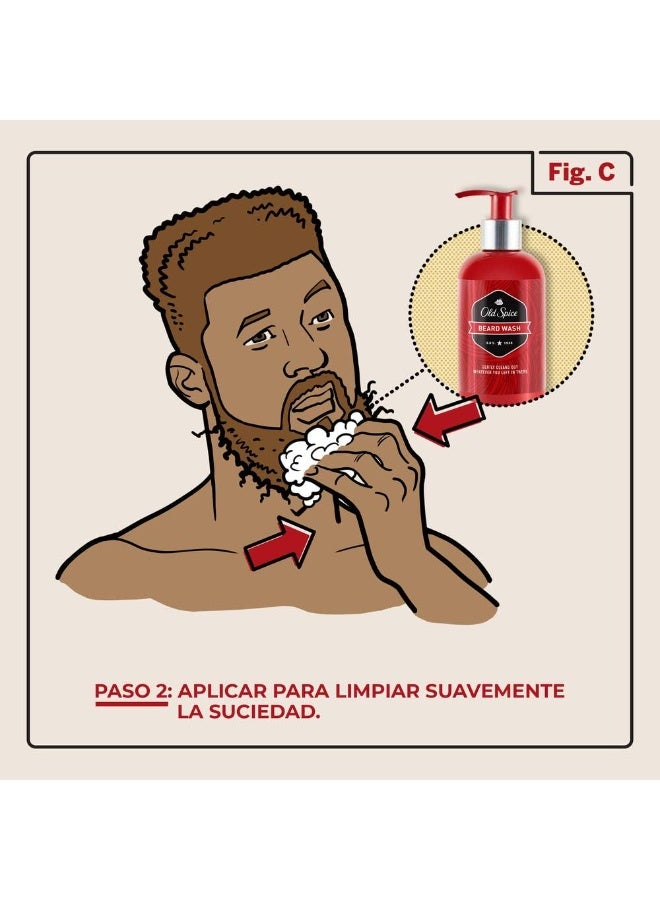 Old Spice Beard Wash Shampoo for Men, 7.6 fl oz - Image 3