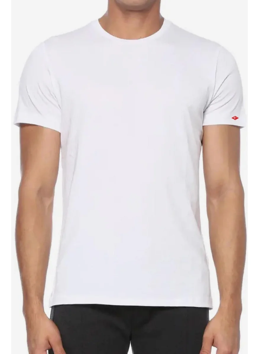 Ayyıldız Crescent 59520 Men's White T-Shirt