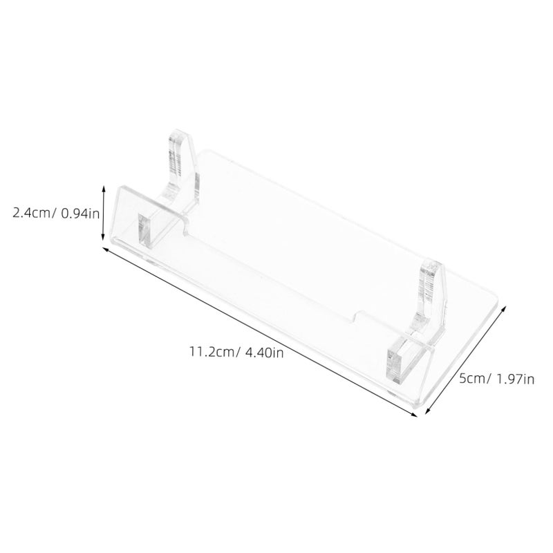 Rotating Display Stand For Phone And Tablet Acrylic Space Saving Desk Holder - Image 3