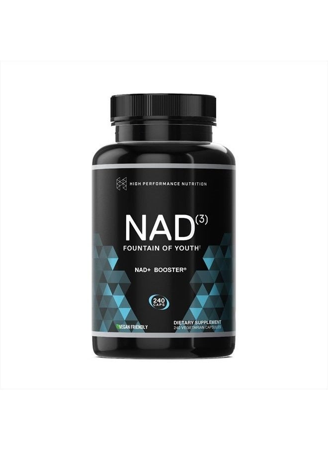 HPN - مكملات NAD3 NAD+ Booster | حجم إضافي لإمدادات 4 أشهر | مثبتة سريريًا ومختبرة بشكل مستقل - إصلاح التمثيل الغذائي | 311 مجم لكل وجبة - 240 كبسولة - Image 1
