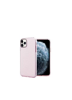 Protect iPhone 12 pro clear case pink color hexa design clear case for iPhone 12 Pro 6.1 inch hexa premium design  - Image 1