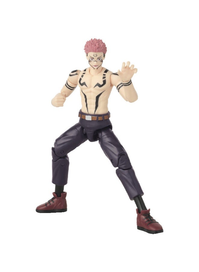 Bandai أبطال الأنمي جوجوتسو كايسن ريومن سوكونا النسخة الثانية 6.5 بوصة | تمثال عمل قابل للتحصيل | تمثال عرض | أيدٍ قابلة للتبديل | هدية مثالية لجمع الهدايا، عشاق المانغا والأنمي! - Image 2