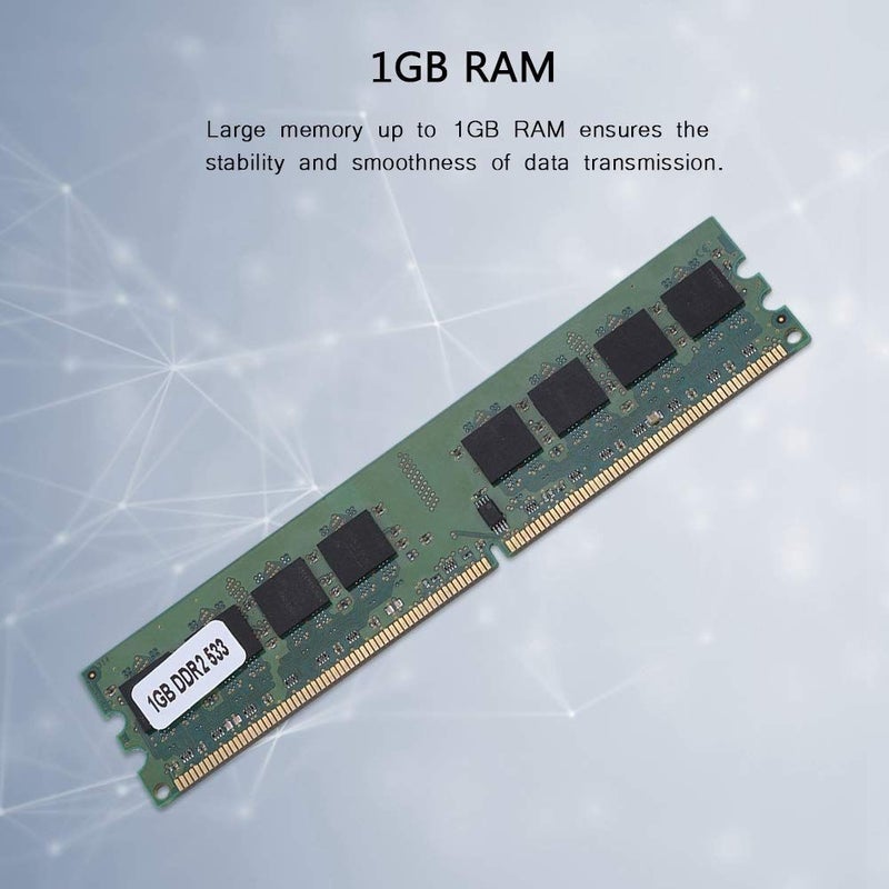 DDR2 533MHz 1GB 240 دبوس وحدة ذاكرة الكمبيوتر المحمول - Image 3