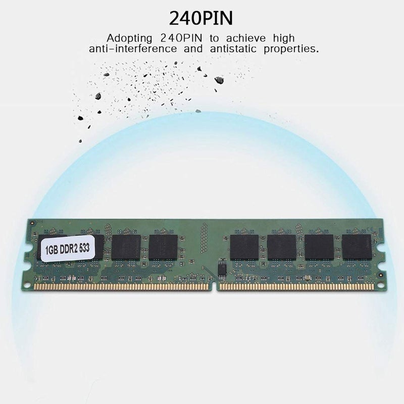 DDR2 533MHz 1GB 240 دبوس وحدة ذاكرة الكمبيوتر المحمول - Image 5