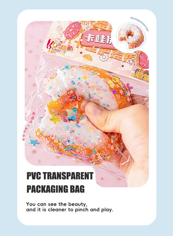 Beyond Cakes and Waffles Squishy Toys, Novelty Decompress Toys, Stress Ball TPE Sensory Toys for Relieving Fidget Rising, Opp Packaging Gift (Yellow) - Image 3